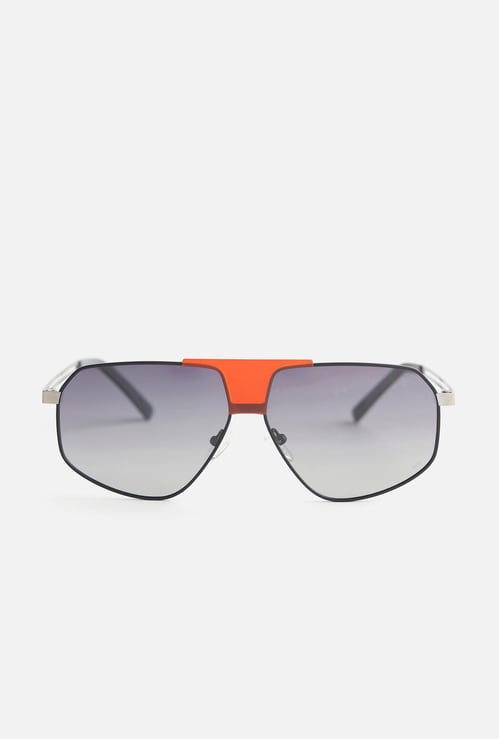 OPIUM Polarized Geometric Sunglasses - OP-10132-C01-60