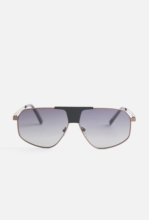 OPIUM Polarized Geometric Sunglasses - OP-10132-C05-60