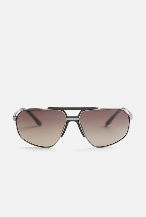 OPIUM Carver Polarized and UV-Protected Geometric Sunglasses - OP-10239-C03-60