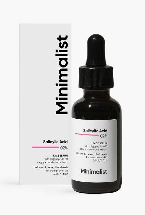 MINIMALIST 2 Percent Salicylic Acid & LHA Face Serum - 30ml