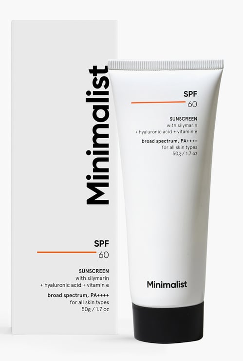 MINIMALIST SPF 60 PA ++++ Sunscreen - 50g