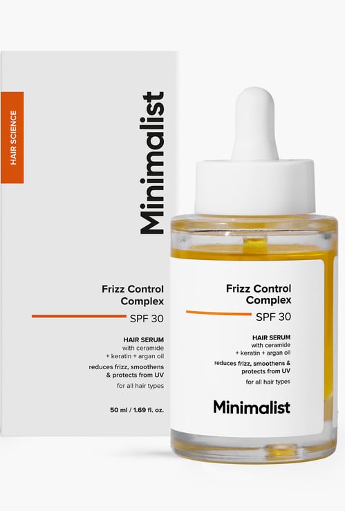 MINIMALIST Frizz Control Complex SPF 30 Hair Serum - 50ml