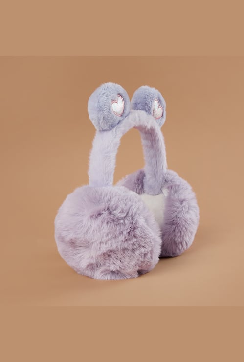 FAME FOREVER Heart Applique Earmuffs