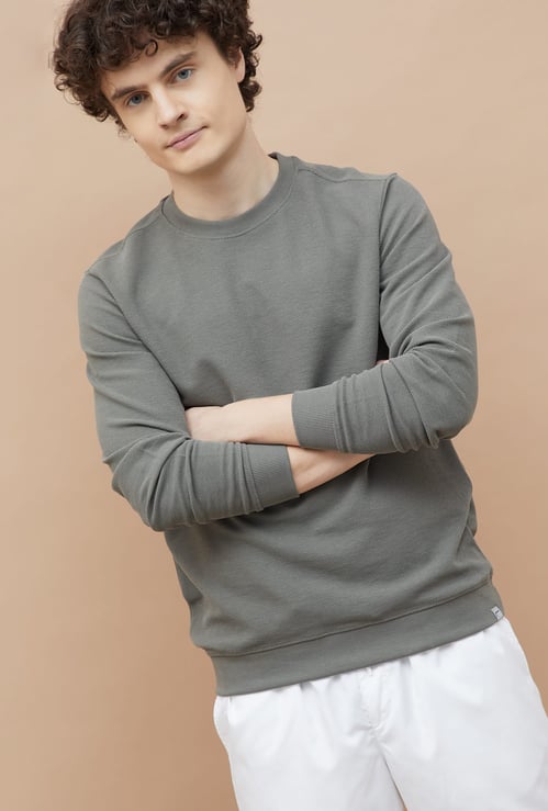 FAME FOREVER ACTIVE Textured Sweatshirt