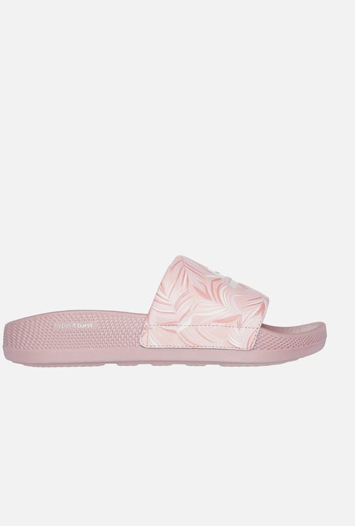 SKECHERS On-The-Go Hyper Slide Tropic Vibe Printed Sliders
