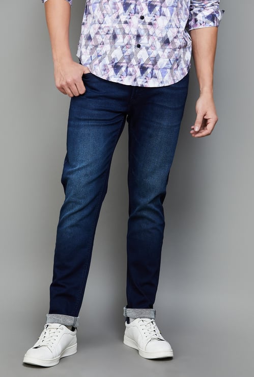 PEPE JEANS Stonewashed Chinox Jeans (Slim Tapered)