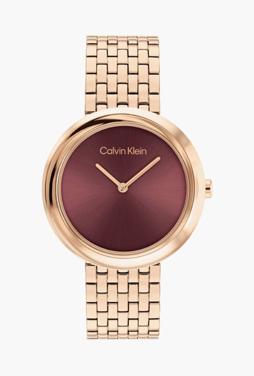 CALVIN KLEIN Twisted Bezel Analog Watch - 25100067