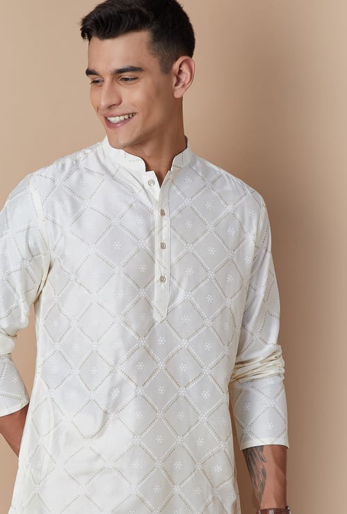 MELANGE Printed Straight Kurta