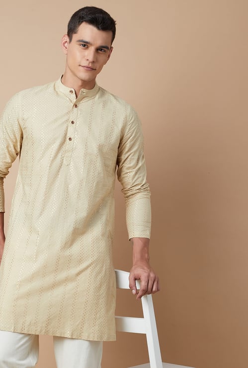 MELANGE Woven Long Kurta
