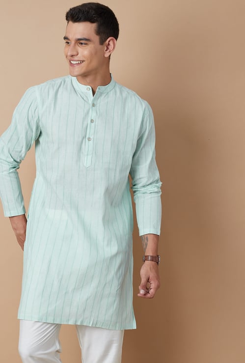 MELANGE Striped Straight Kurta