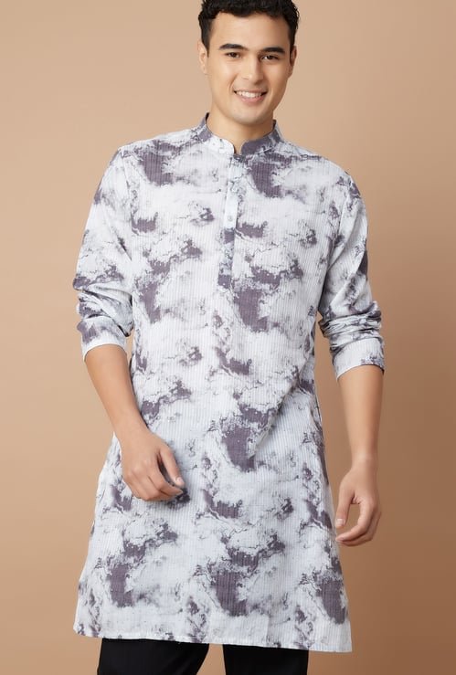 MELANGE Tie & Dye Straight Kurta