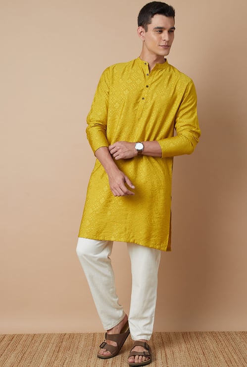 MELANGE Embroidered Regular Fit Kurta
