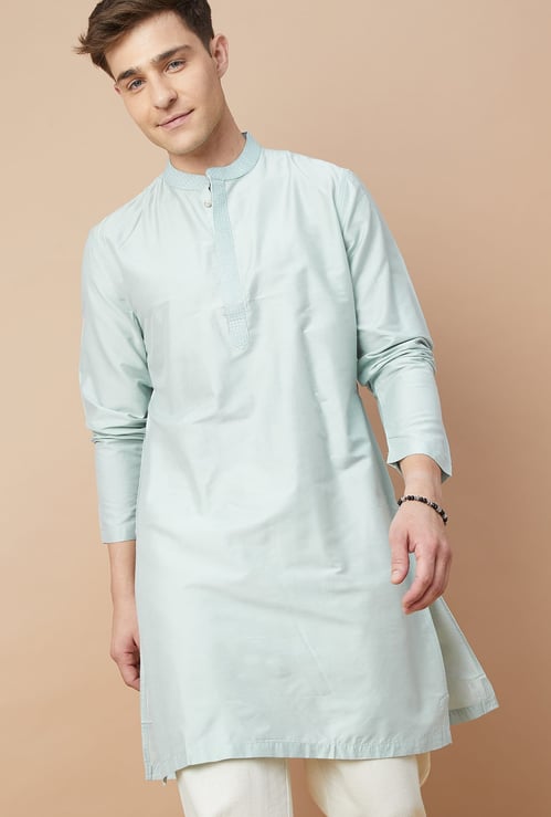 MELANGE Solid Regular Fit Kurta