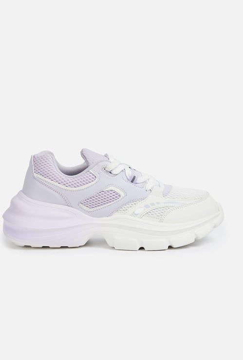GINGER Colourblocked Low Top Sneakers