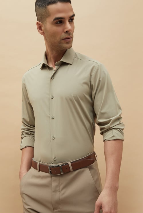 CODE Solid Slim Fit Formal Shirt