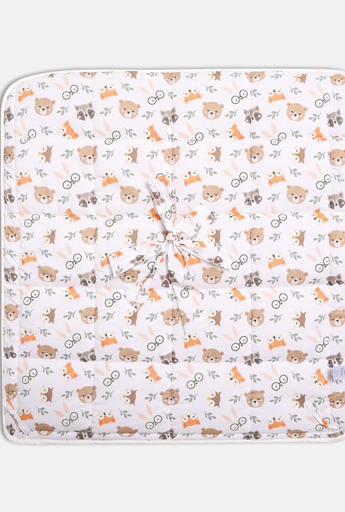 FS MINI KLUB Girls Printed Hooded Wrap Blanket