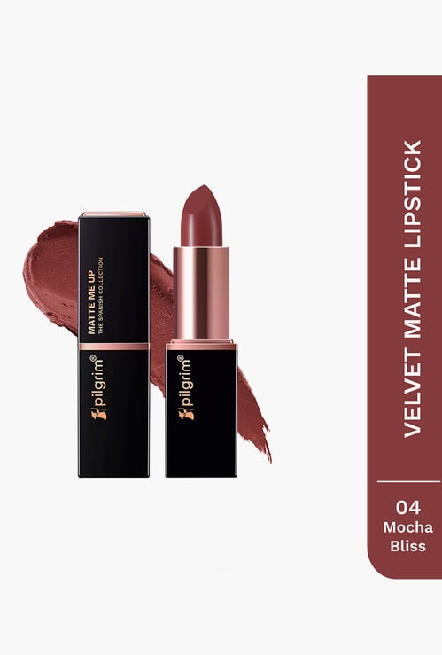 PILGRIM Velvet Matte Lipstick - Mocha Bliss - 4.2g