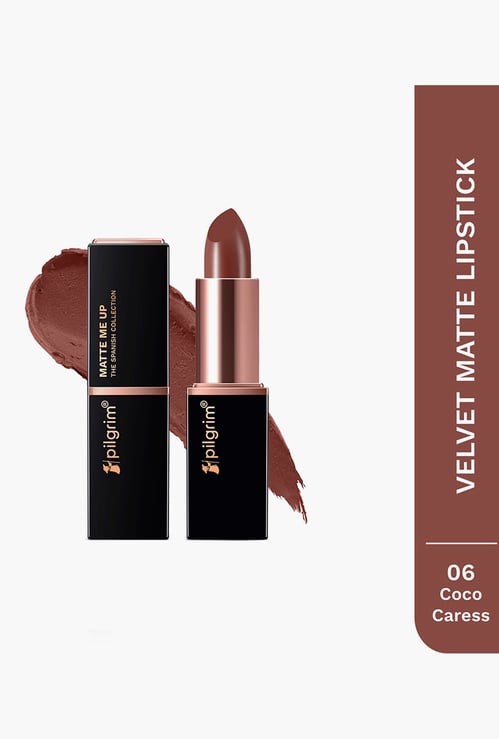 PILGRIM Velvet Matte Lipstick - Coco Caress - 4.2g