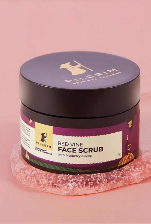 PILGRIM Red Vine Face Scrub - 50g