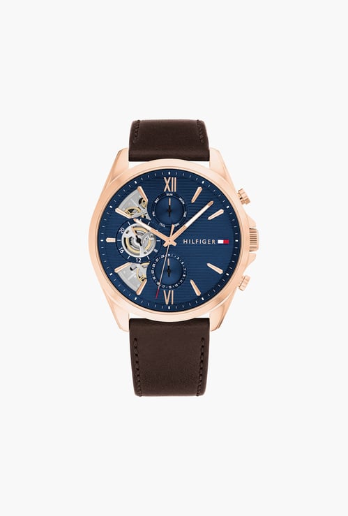 TOMMY HILFIGER Baker Leather Strap Multifunction Watch - TH1710645