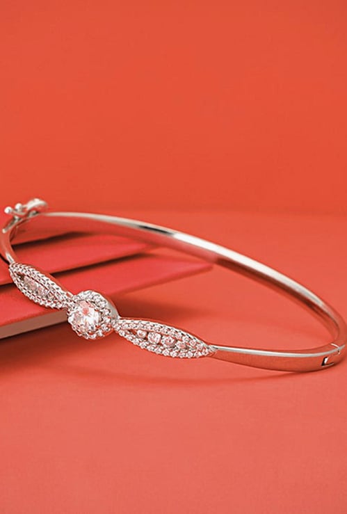 GIVA Sterling Silver Chic and Sparkly Bracelet