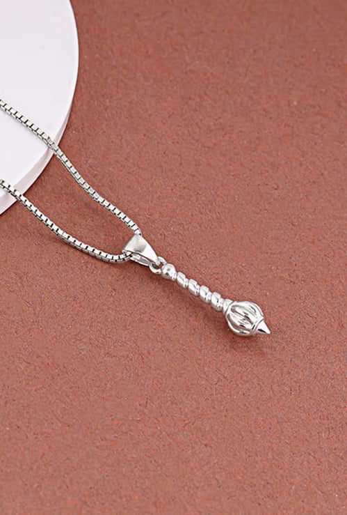 GIVA Sterling Silver Hanuman Gada Box Chain with Pendant