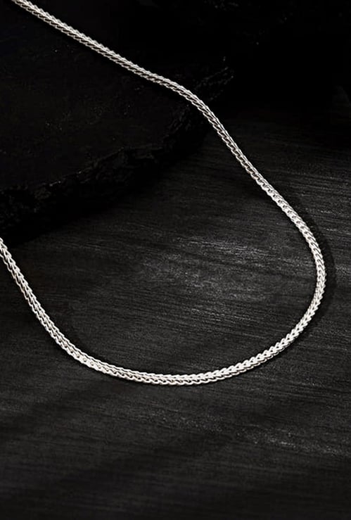 GIVA Sterling Silver Link Aura Chain
