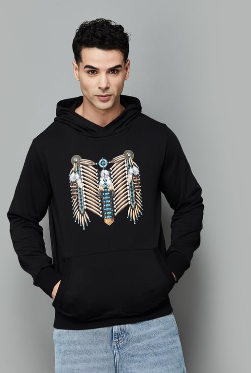 FAHRENHEIT Printed Hooded Sweatshirt