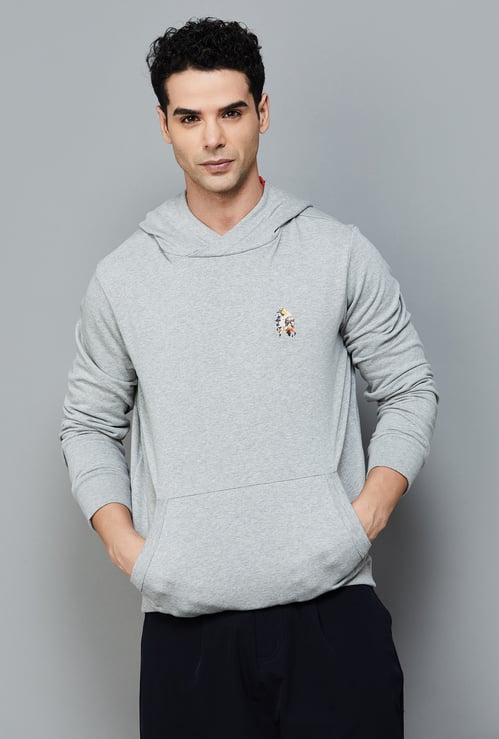 FAHRENHEIT Solid Hooded Sweatshirt