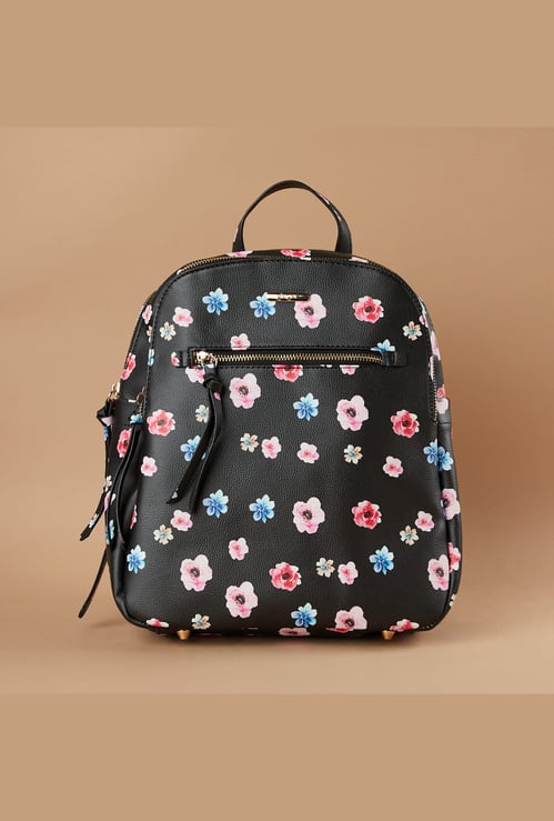 GINGER Floral Print Backpack