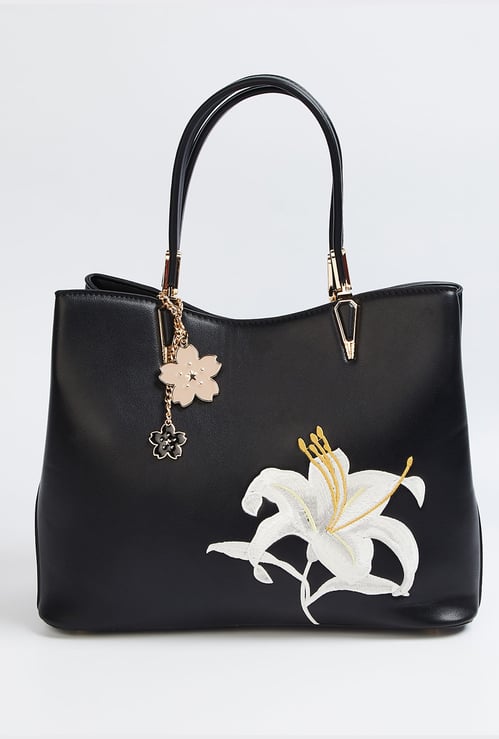 GINGER Embroidered Handheld Bag