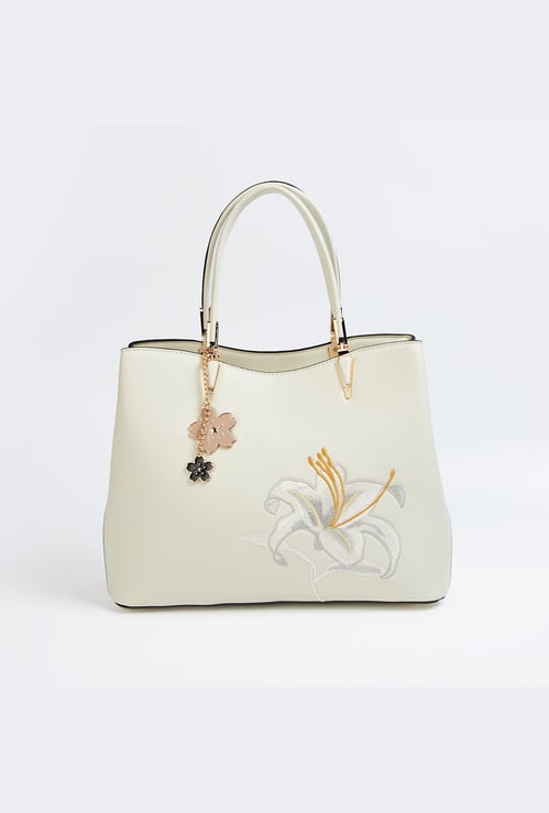 GINGER Embroidered Handheld Bag