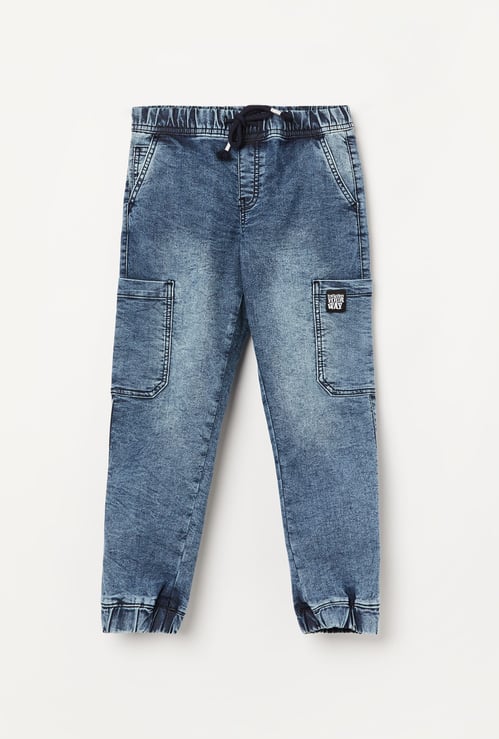 FAME FOREVER Boys Washed Jogger Jeans