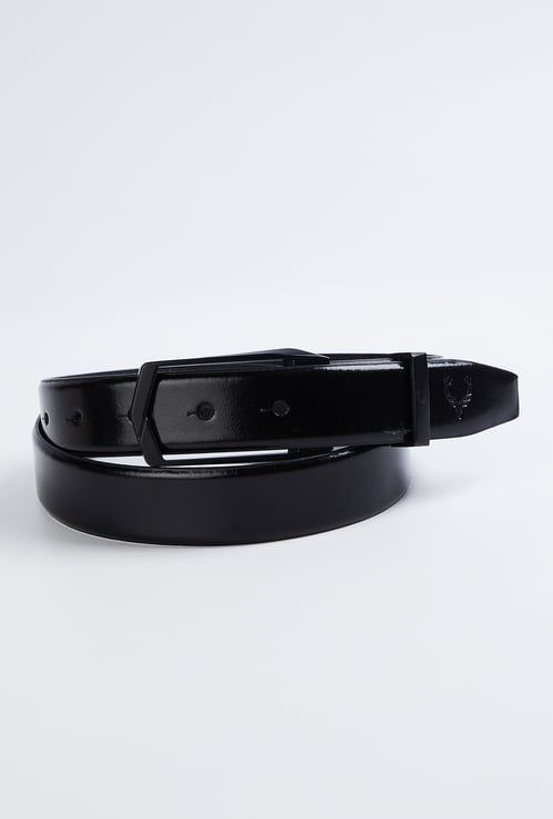 ALLEN SOLLY Solid Leather Belt
