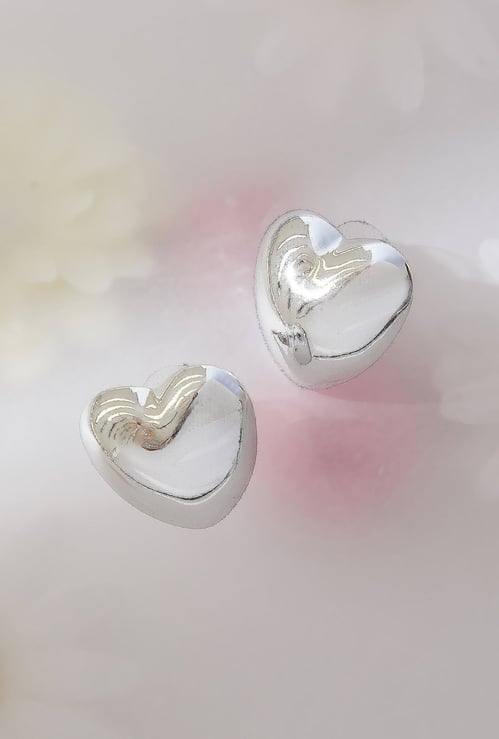GINGER Heart Stud Earrings