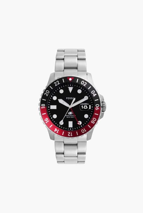 FOSSIL Blue Gmt Bracelet Strap Multifunction Watch - FS6092
