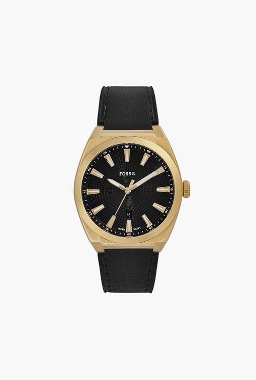 FOSSIL Everett Leather Strap Analog Watch - FS6089I
