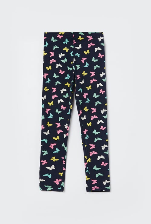 FAME FOREVER Girls Butterfly Print Leggings