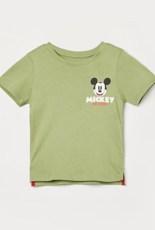 JUNIORS Boys Mickey & Friends Print T-shirt