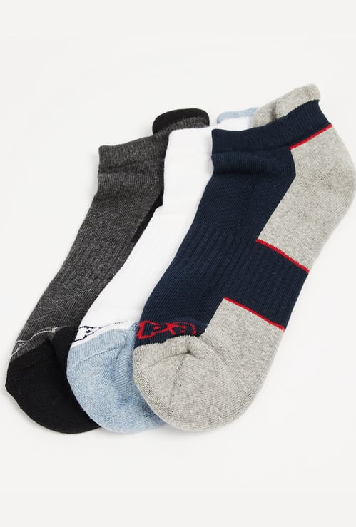 KAPPA Colourblock Ankle-Length Socks - Pack of 3