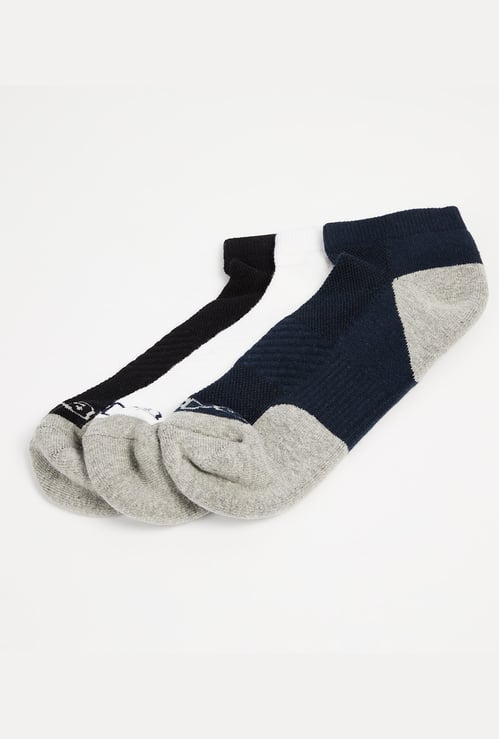 KAPPA Colourblock Ankle-Length Socks - Pack of 3