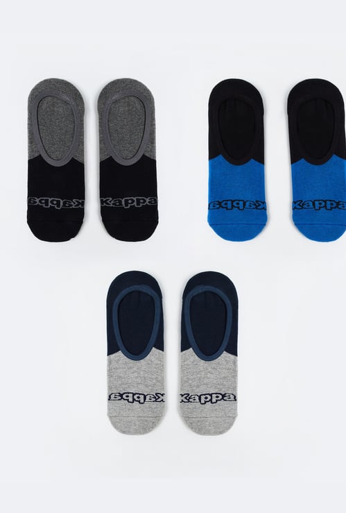 KAPPA Knitted No-Show Socks - Pack of 3