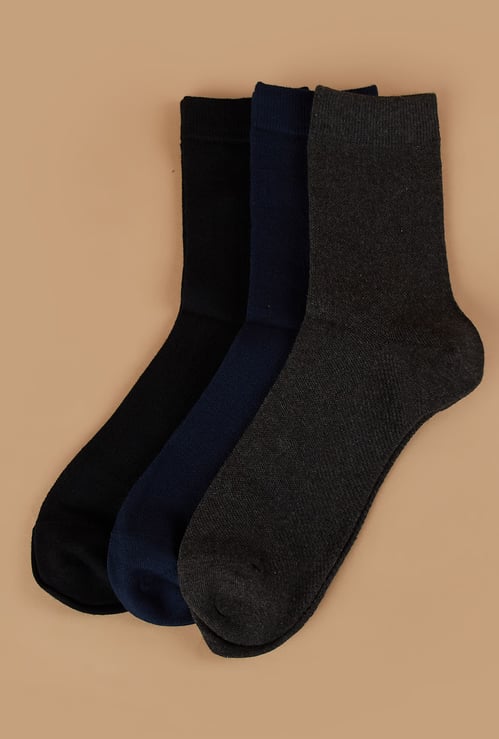 CODE Knitted Crew Socks - Pack of 3