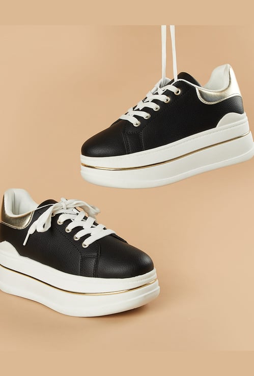 GINGER Platformed Chunky Sneakers