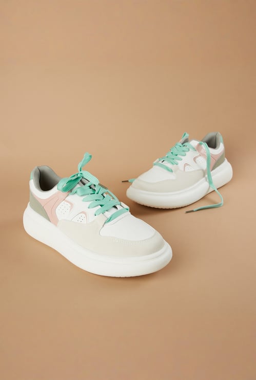 GINGER Colourblock Low Top Sneakers