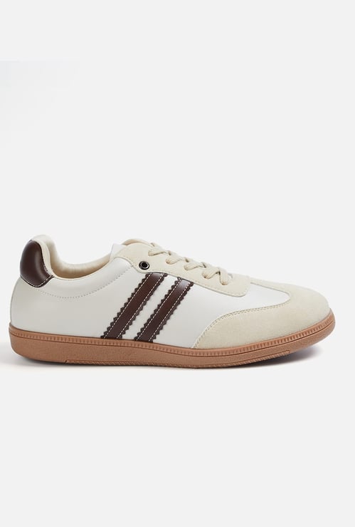 GINGER Panelled Low Top Sneakers
