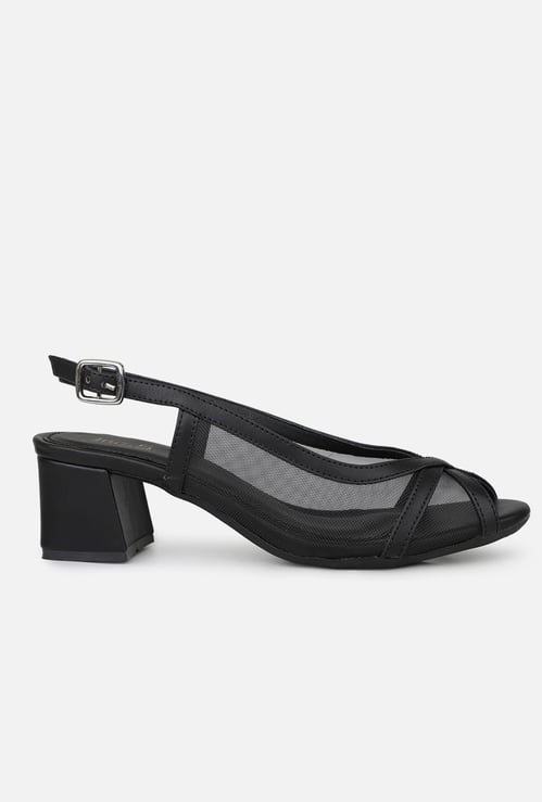 INC.5 Mesh Block Heels