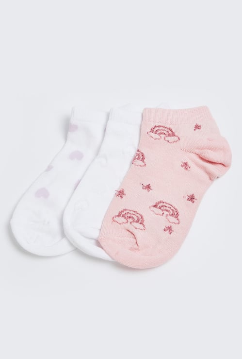FAME FOREVER Knitted Socks - Pack of 3