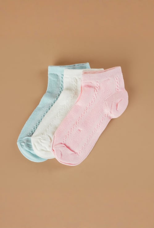FAME FOREVER Knitted Socks - Pack of 3