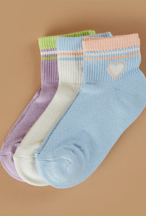FAME FOREVER Knitted Socks - Pack of 3